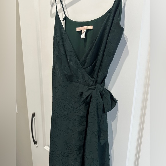 Anthropologie Hutch Floral Wrap Maxi Dress Small Forest Green - Picture 4 of 15